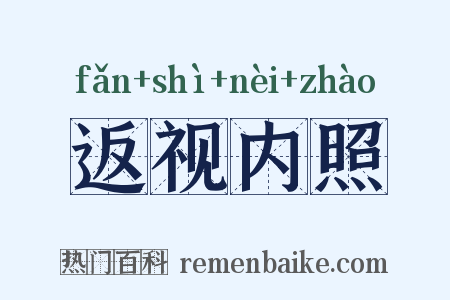返视内照是什么意思的图片